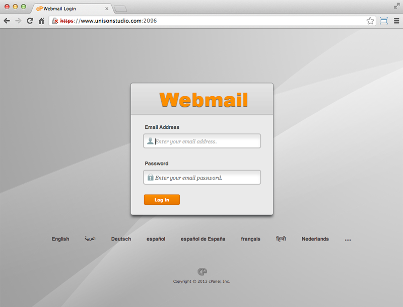 How to log in to Webmail